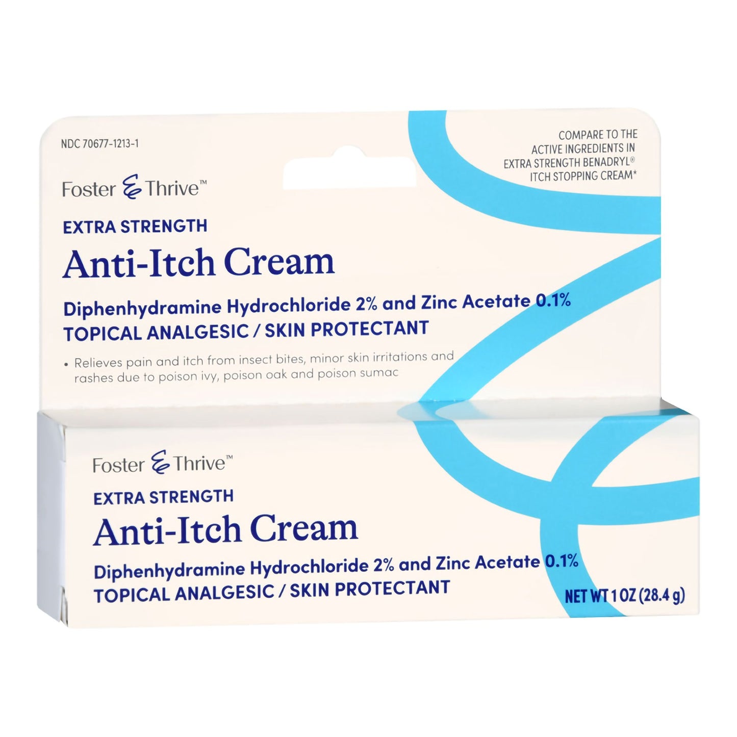 Foster & Thrive™ Itch Relief 2% - 0.1% Strength Cream 1 oz. Tube (1244993_EA)