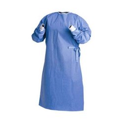Astound® Fabric-Reinforced Surgical Gown with Towel Large Blue Sterile AAMI Level 3 Disposable (273633_EA)