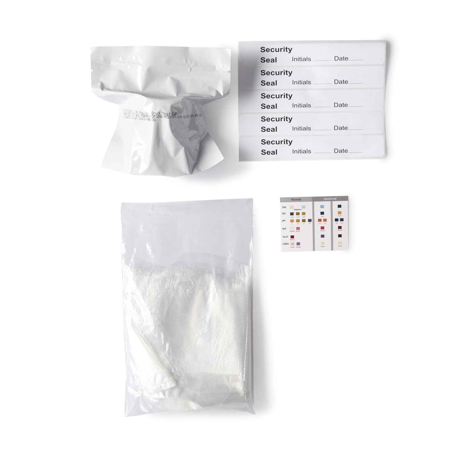 McKesson Drugs of Abuse Test Kit AMP, BAR, BZO, COC, mAMP/MET, MDMA, MOP300, MTD, OXY, PCP, TCA, THC (OX, pH, SG) 25 Tests CLIA Waived (1101520_BX)