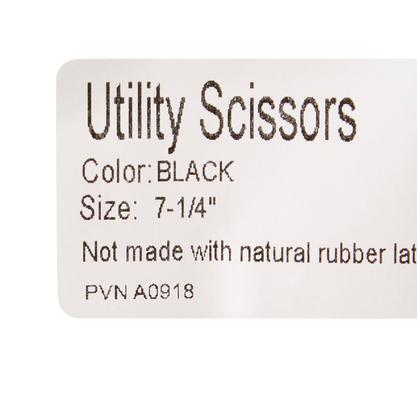 McKesson Utility Scissors 7-1/4 Inch Length Office Grade Stainless Steel / Plastic NonSterile Finger Ring Handle Angled Blunt Tip / Blunt Tip (472589_BX)