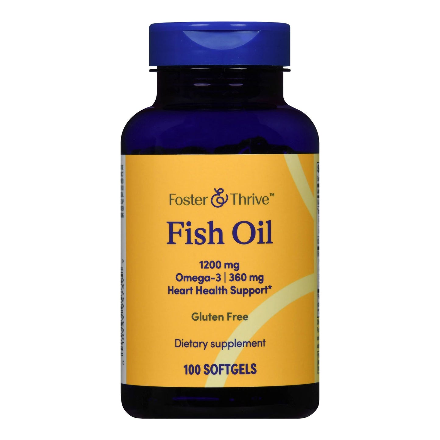 Foster & Thrive™ Omega 3 Supplement Fish Oil 1,200 mg Strength Softgel 100 per Bottle (1238889_BT)