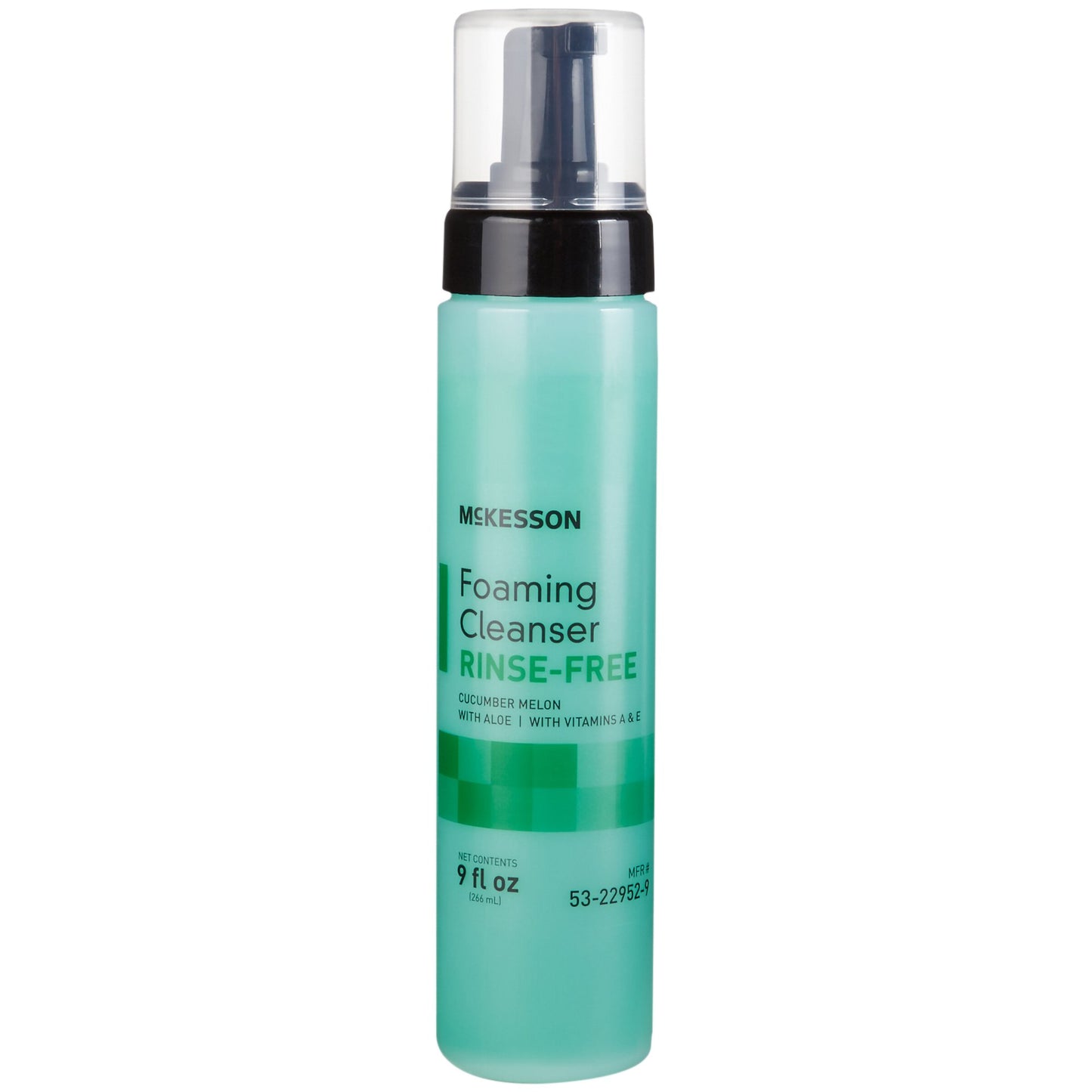 McKesson Rinse-Free Body Wash Foaming 9 oz. Pump Bottle Cucumber Melon Scent (877020_CS)