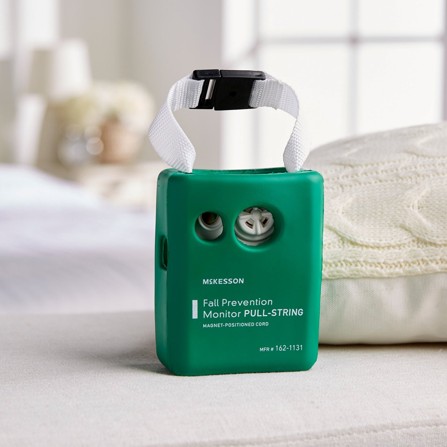 McKesson Brand Fall Prevention Monitor White / Green (1020955_EA)