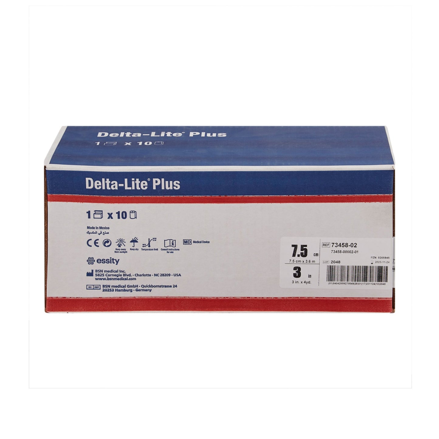 Delta-Lite® Plus Cast Tape 3 Inch X 12 Foot Fiberglass / Resin White (653361_BX)