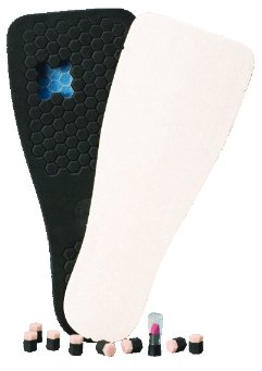 Peg Assist™ Insole Removable Pegs EVA / Foam / Poron Cover Female 4 to 6 Blue (683941_EA)