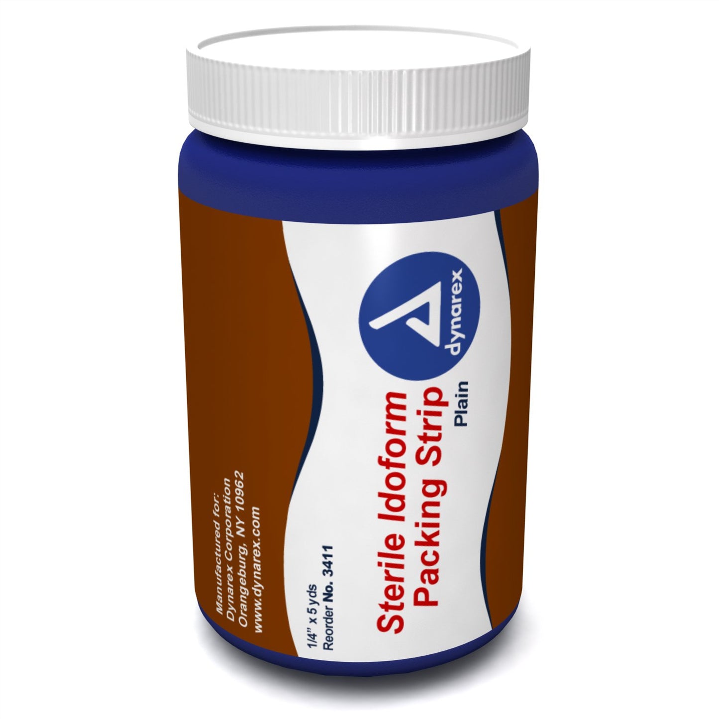 Dynarex® Wound Packing Strip Iodoform 1/4 Inch X 5 Yard Sterile (575172_EA)