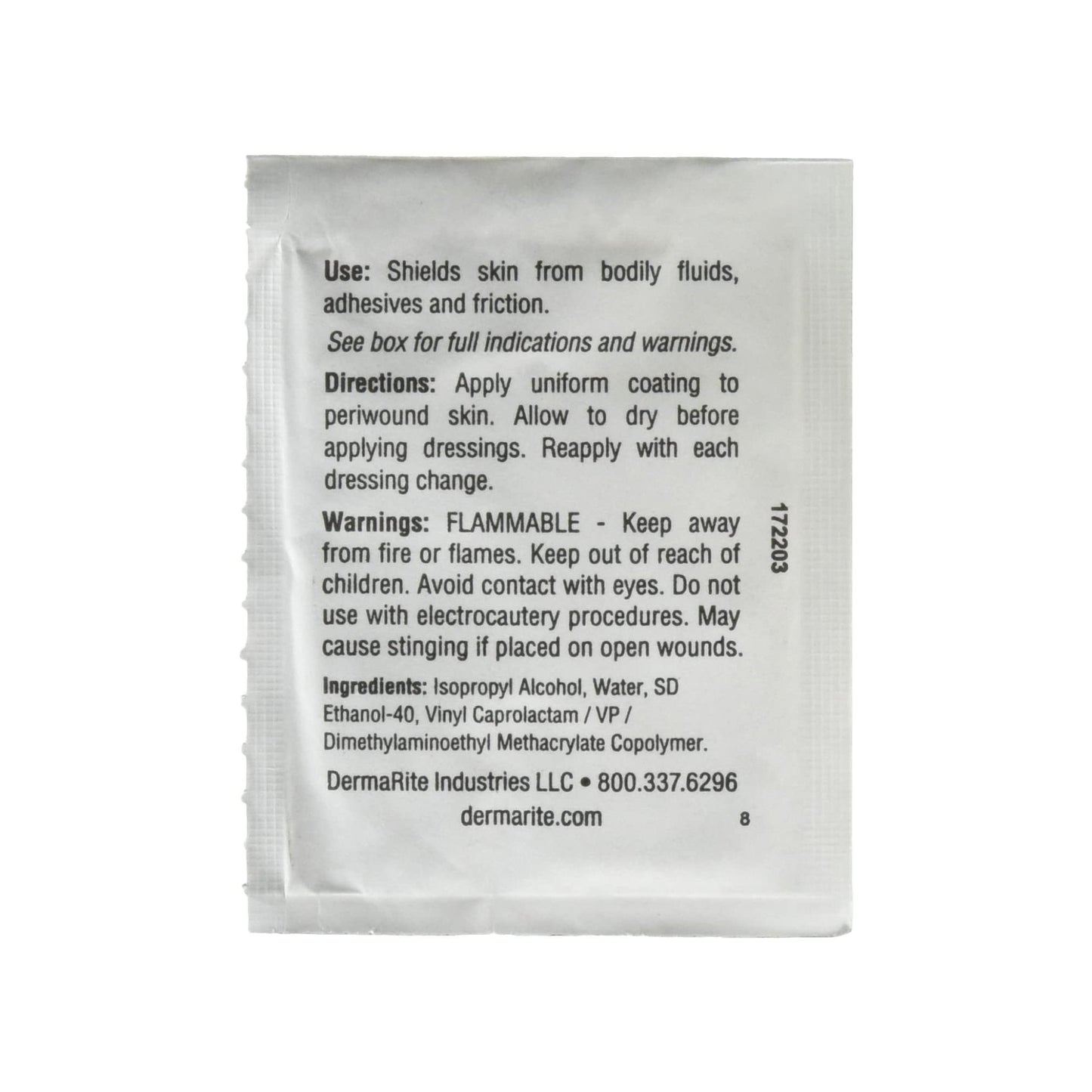 DermaPrep™ Skin Barrier Wipe 60% Strength Isopropyl Alcohol Individual Packet NonSterile (988359_BX)