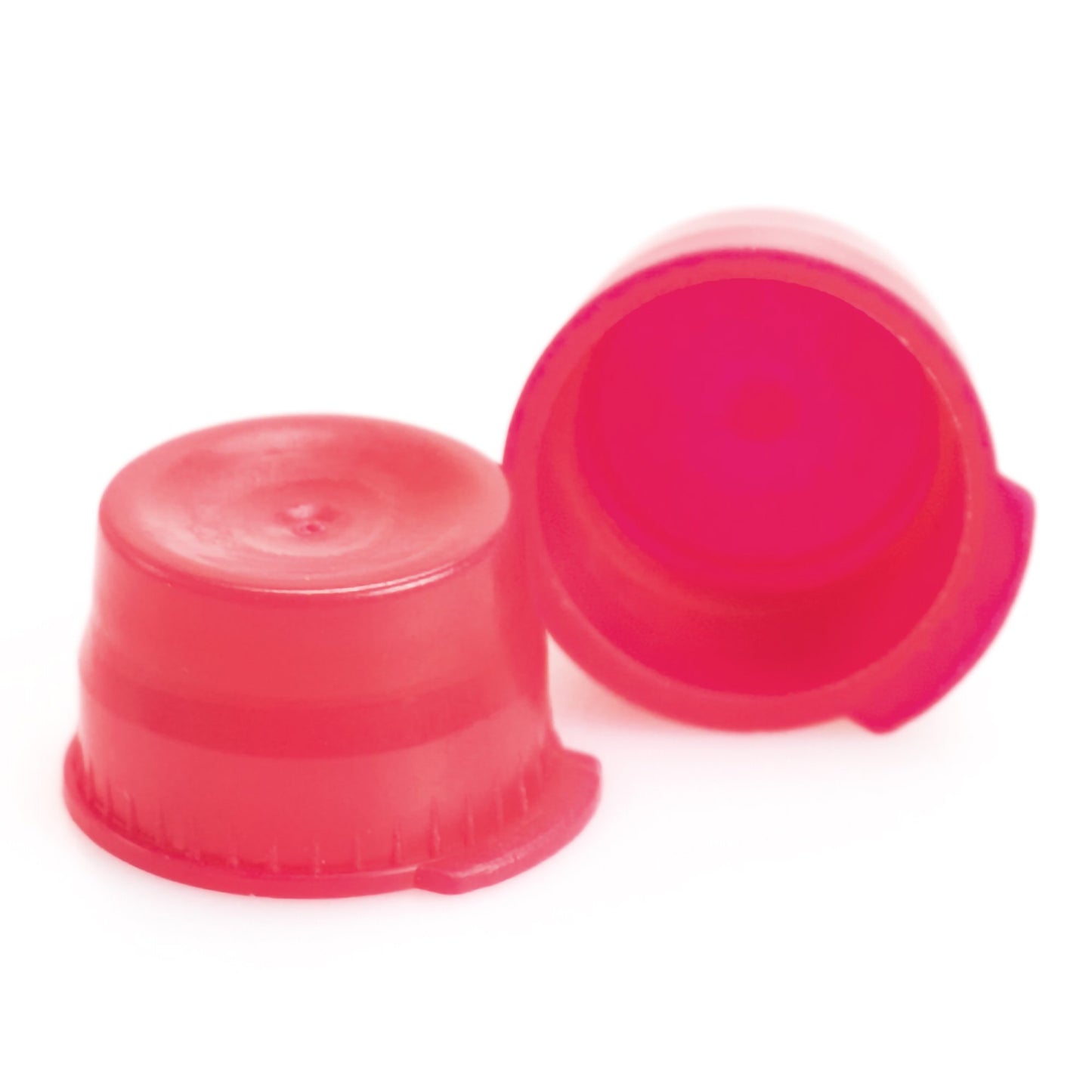 McKesson Tube Closure Polyethylene Snap Cap Red 13 mm For Use with 13 mm Blood Drawing Tubes, Glass Test Tubes, Plastic Culture Tubes NonSterile (1082100_BG)