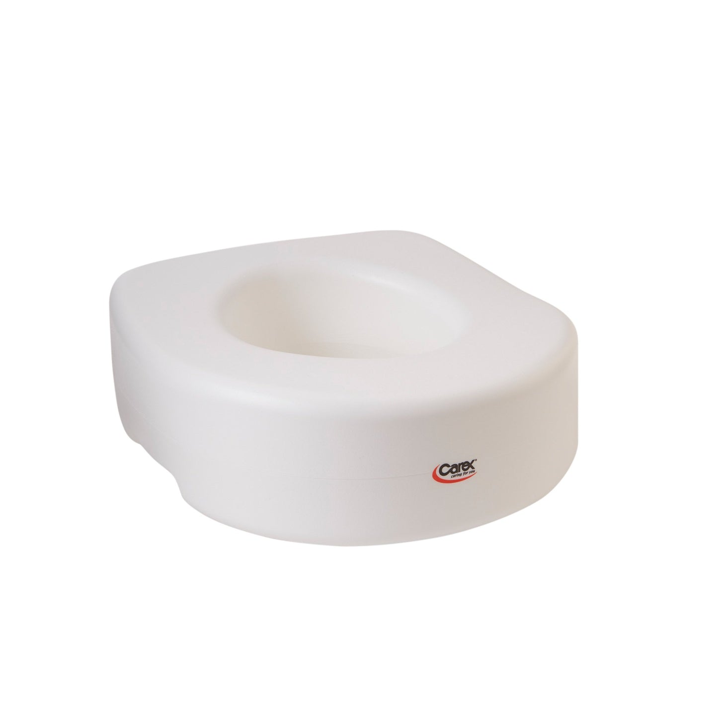Carex® Economy Raised Toilet Seat 5-1/2 Inch Height Standard / Elongated 300 lbs. Weight Capacity (206682_EA)