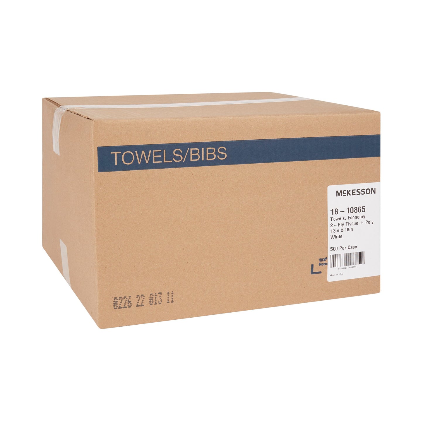 McKesson Procedure Towel 13 W X 18 L Inch White NonSterile (201067_CS)