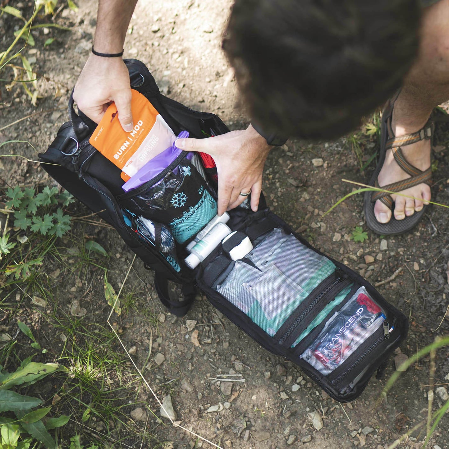 My Medic™ The MEDIC Standard First Aid Kit 10 Person Gray Standard Backpack (1242144_EA)