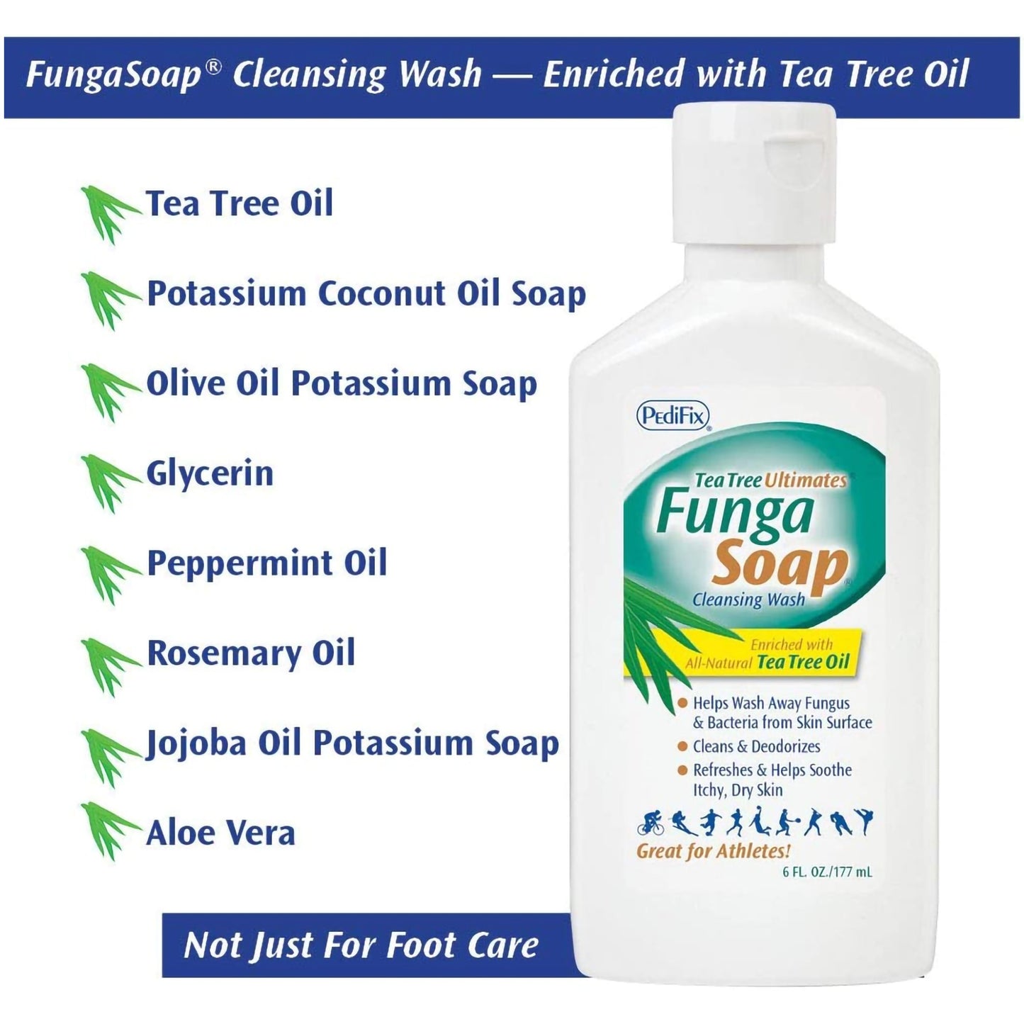 Tea Tree Ultimates® FungaSoap® Soap Liquid 6 oz. Bottle Scented (498570_EA)