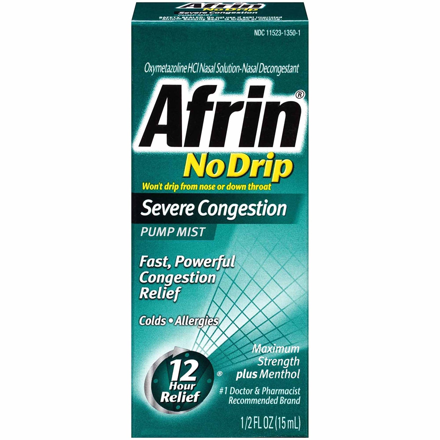 Afrin® No Drip Severe Congestion Sinus Relief 0.05% Strength Nasal Spray 15 mL (830842_EA)