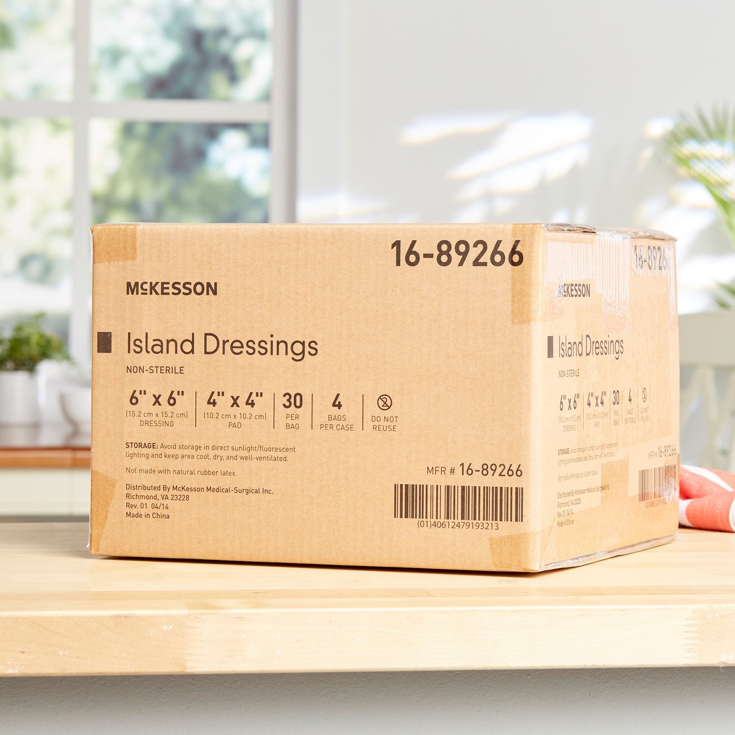 McKesson Island Dressing 6 X 6 Inch Square NonSterile (883055_EA)