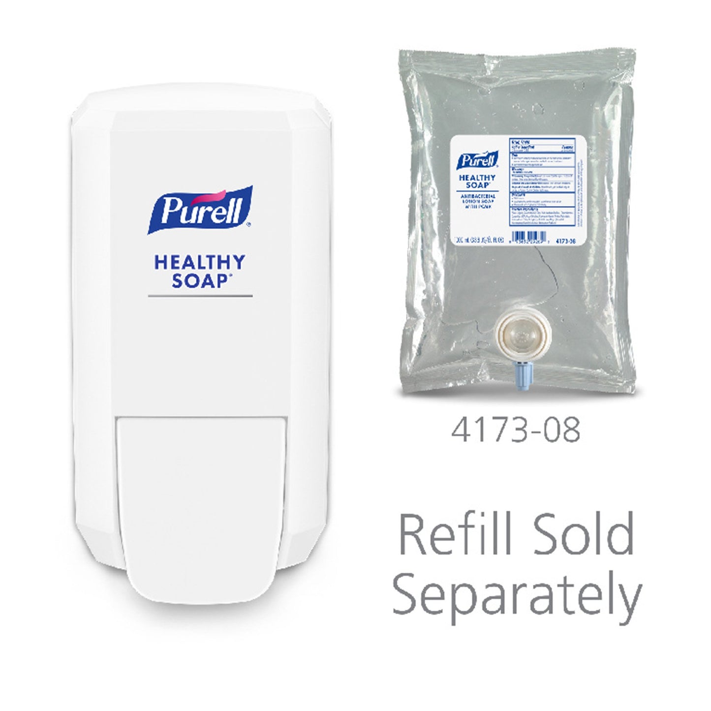 Purell CS2 Antibacterial Soap Lotion 1,000 mL Dispenser Refill Bag Scented (1190020_CS)