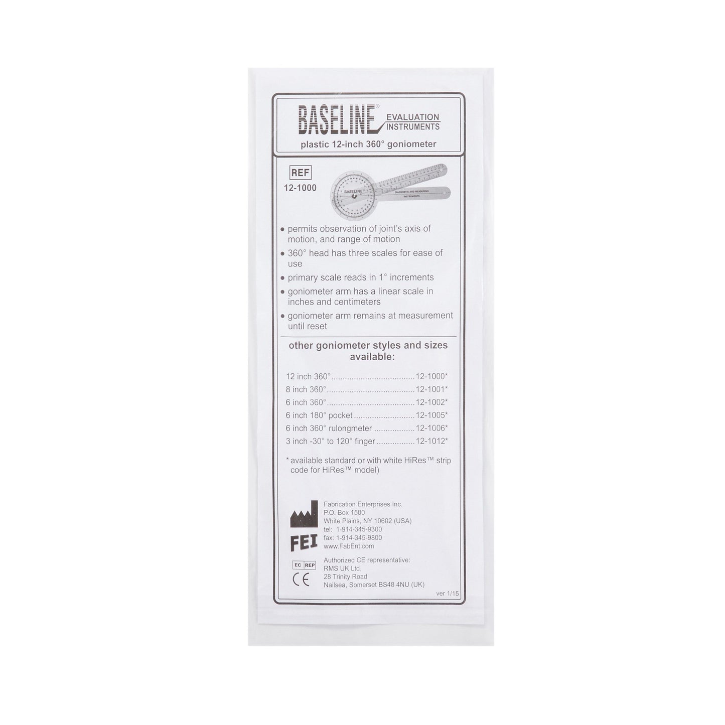 Baseline® Goniometer (258549_EA)