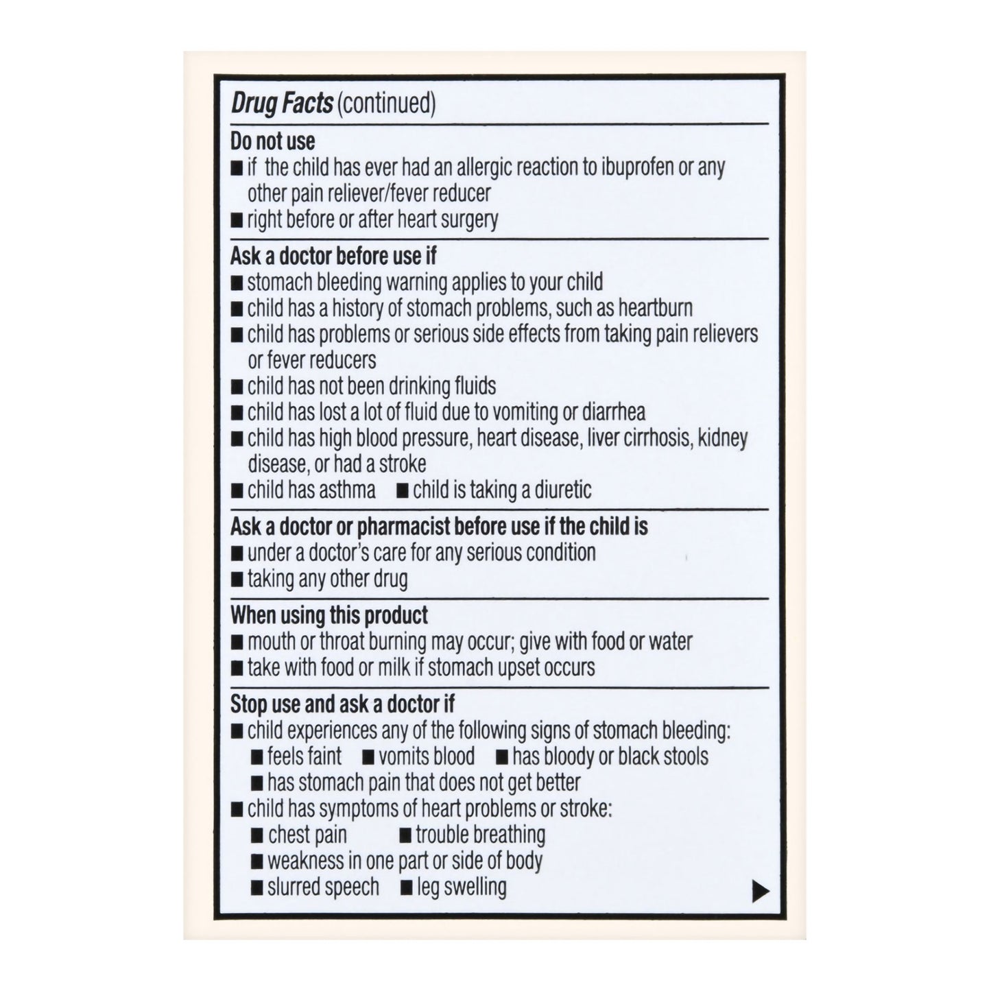Foster & Thrive™ Children's Pain Relief 100 mg Strength Ibuprofen Tablet 24 per Bottle (1238953_EA)