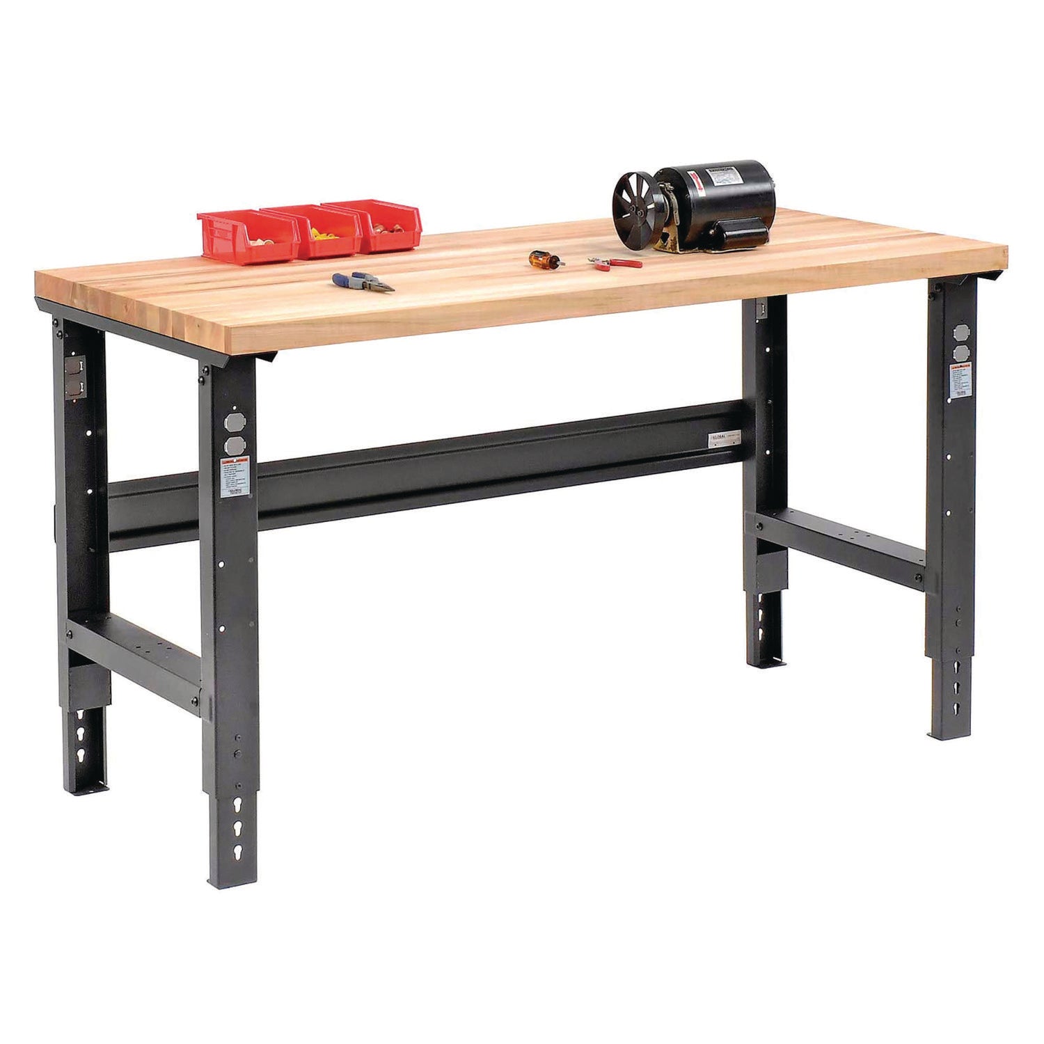 global-industrial-standard-duty-butcher-block-top-adjustable-height-workbench-2-000-lbs-60-x-30-x-30-88-to-36-88-black-gbe183166bk_1