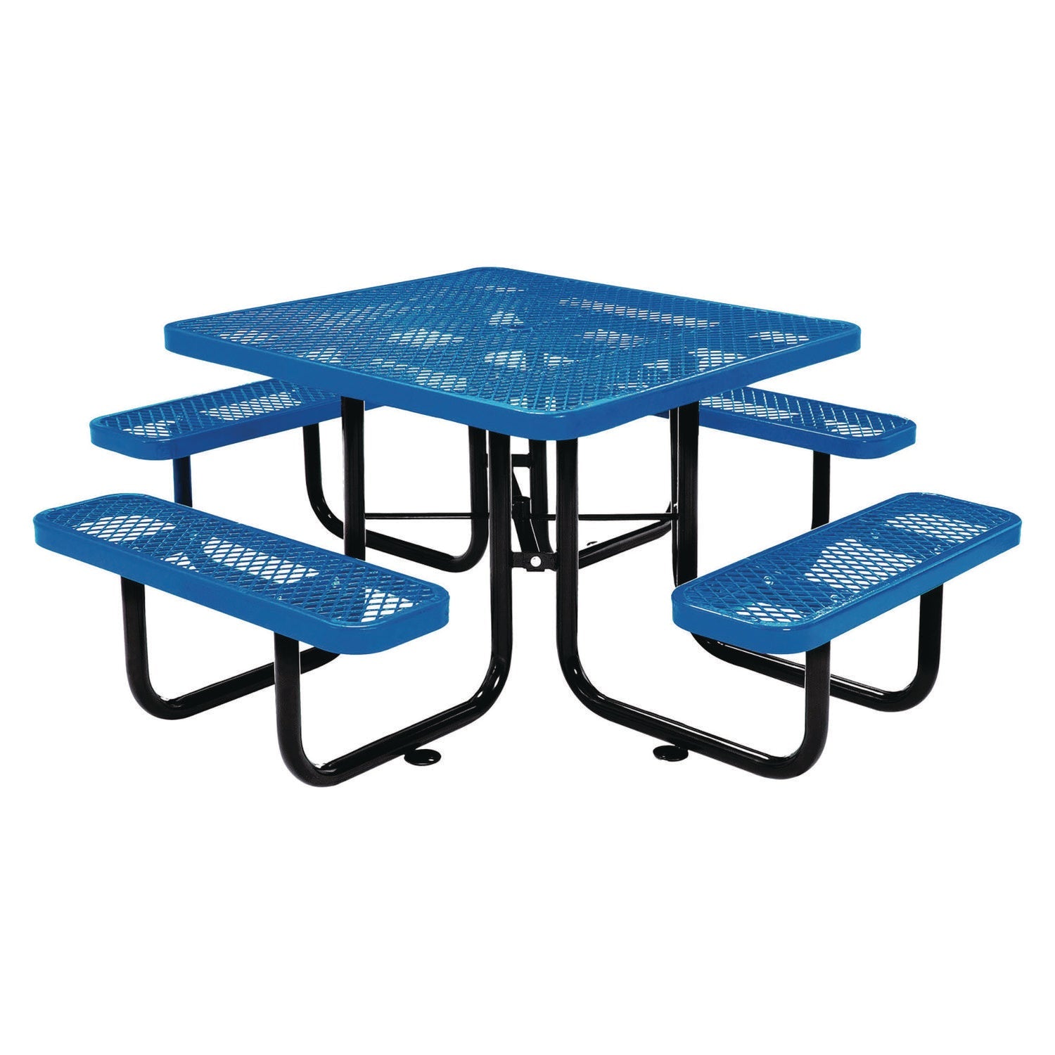 global-industrial-expanded-steel-picnic-table-square-81-x-81-x-29-5-blue-top-blue-base-legs-gbe277151bl_1