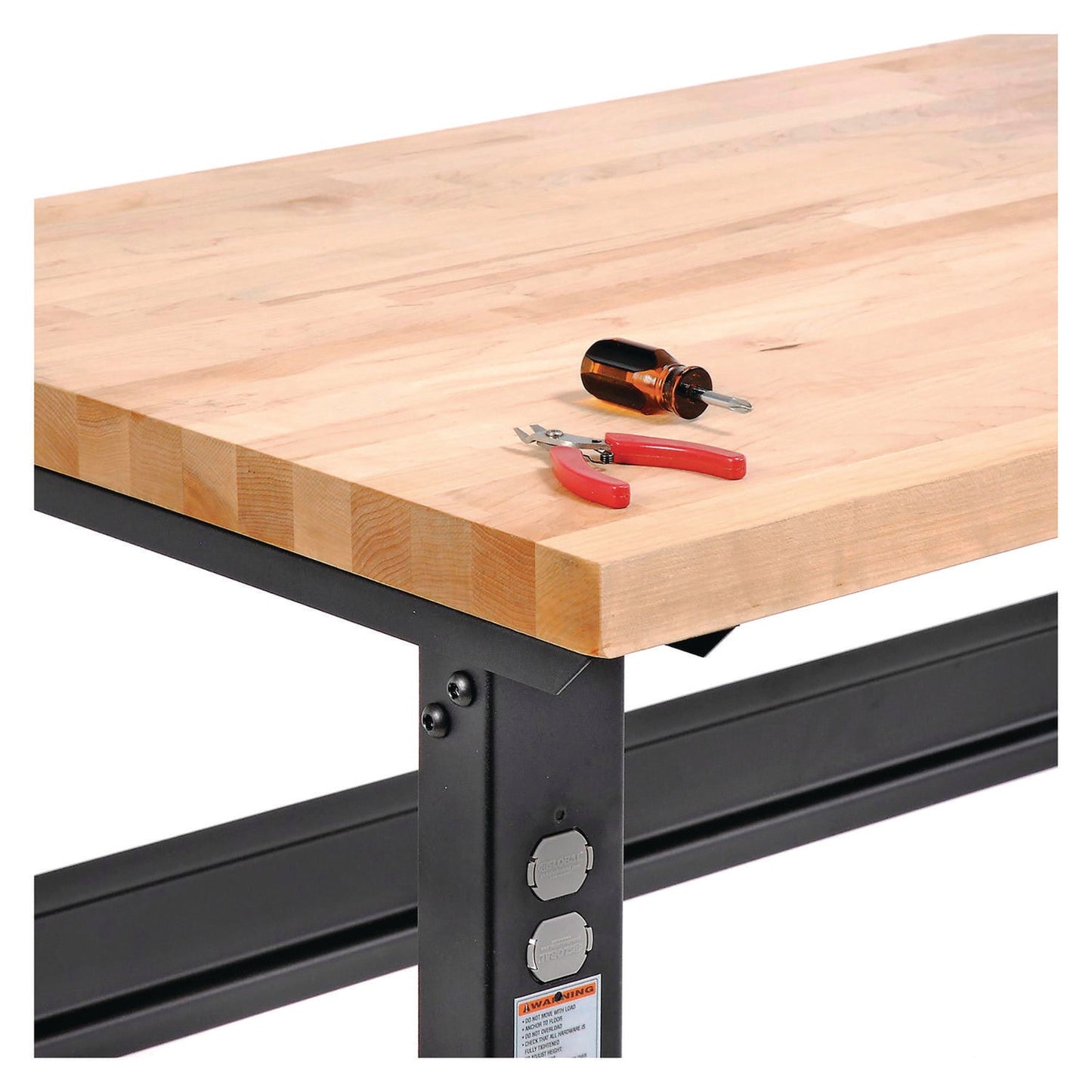 global-industrial-standard-duty-butcher-block-top-adjustable-height-workbench-2-000-lbs-60-x-30-x-30-88-to-36-88-black-gbe183166bk_3