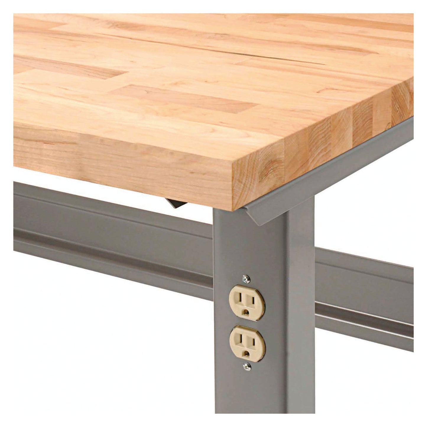 global-industrial-standard-duty-butcher-block-top-adjustable-height-workbench-2-000-lbs-60-x-30-x-30-88-to-36-88-gray-gbe183166_4