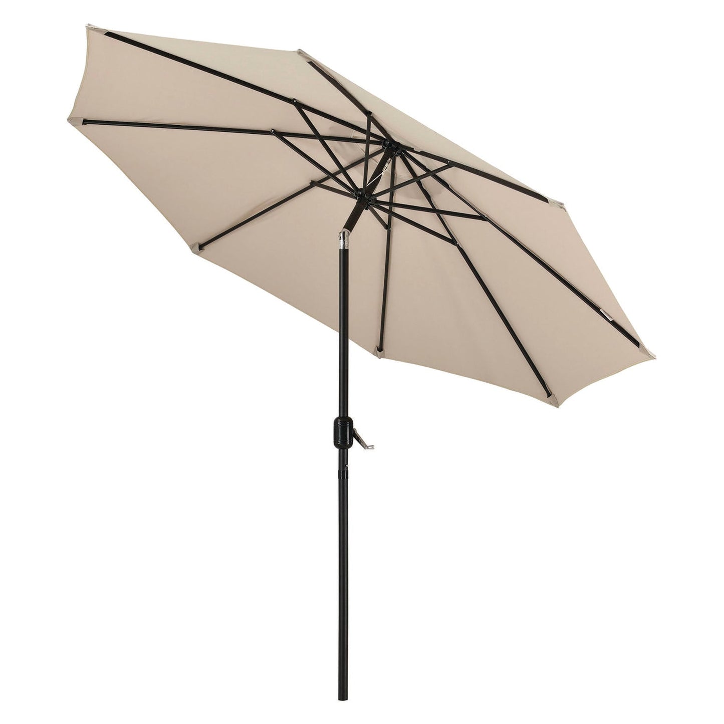 global-industrial-outdoor-umbrella-with-tilt-mechanism-102-span-94-long-tan-canopy-black-handle-gbe262071_4