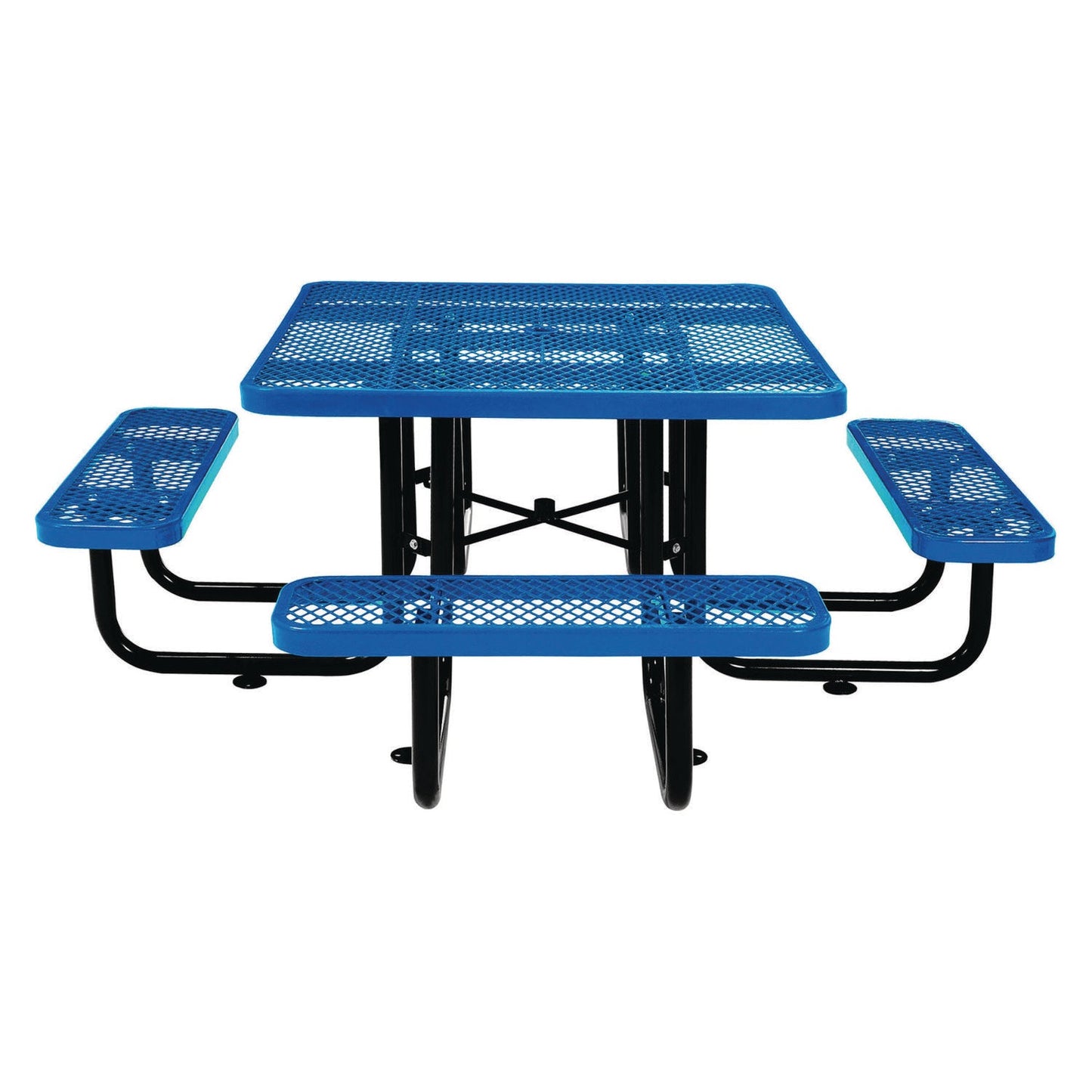 global-industrial-expanded-steel-picnic-table-square-81-x-81-x-29-5-blue-top-blue-base-legs-gbe277151bl_4