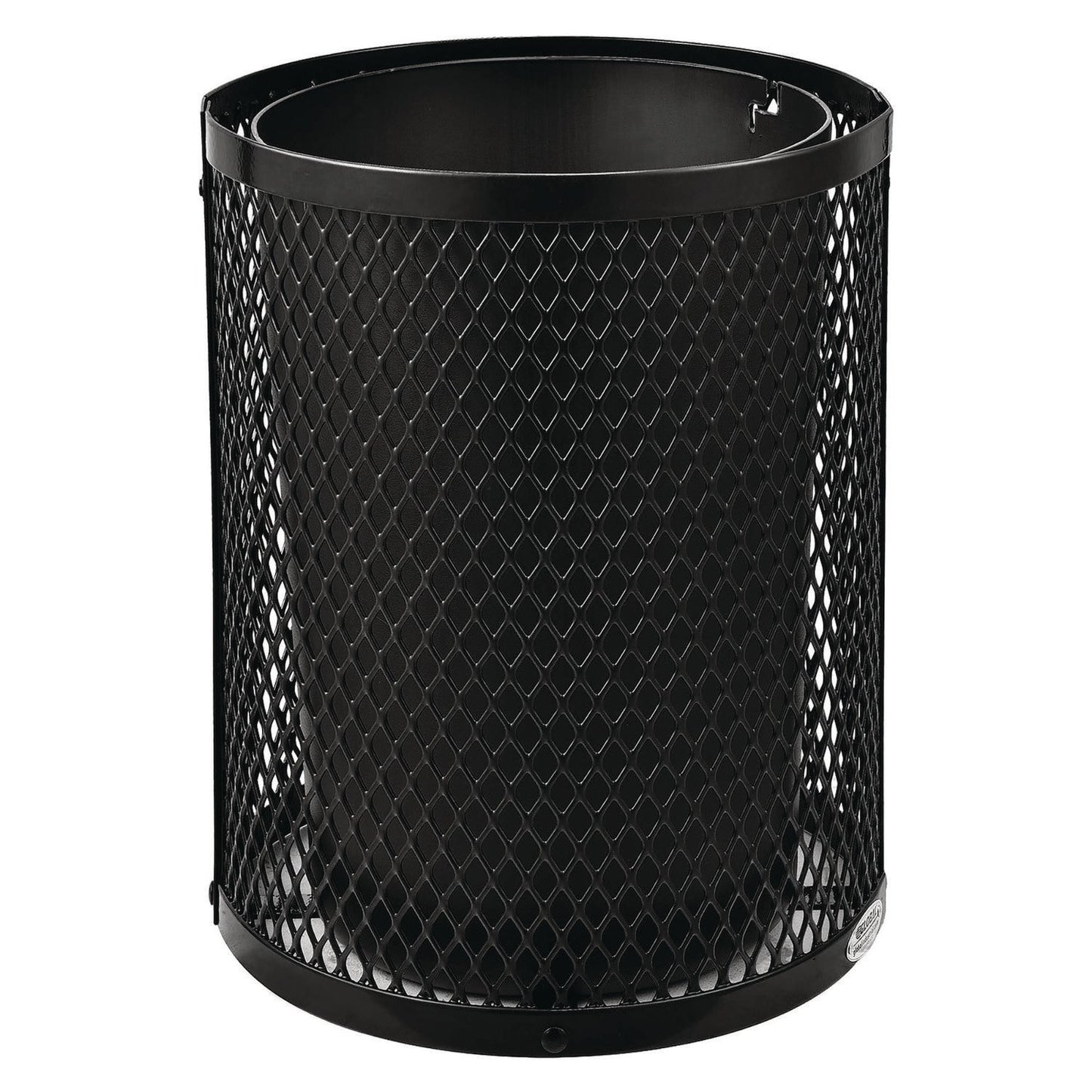 global-industrial-outdoor-diamond-steel-trash-can-36-gal-black-gbe261924bk_4