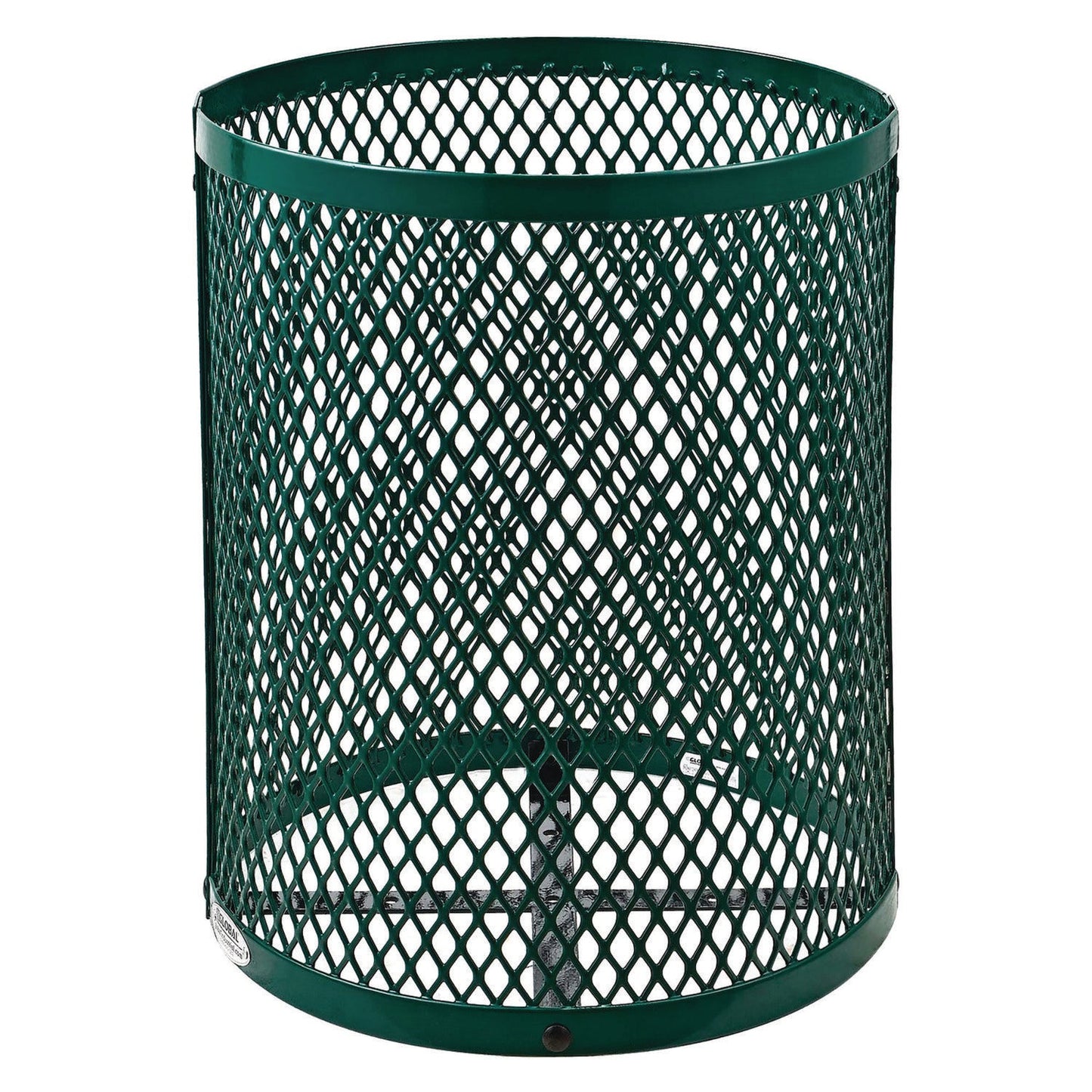 global-industrial-outdoor-diamond-steel-trash-can-36-gal-green-gbe261924gn_3