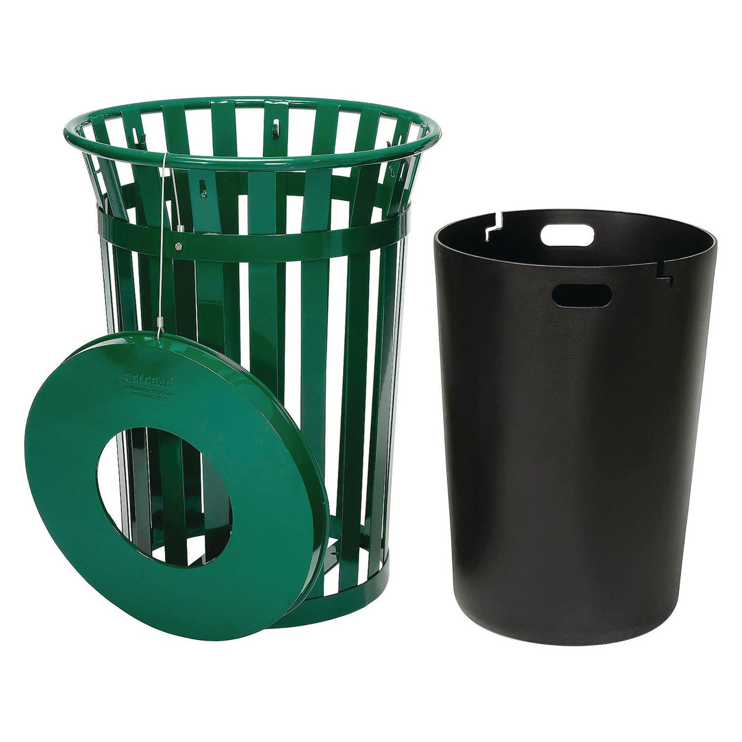 global-industrial-outdoor-slatted-steel-trash-can-36-gal-green-gbe237726gn_4