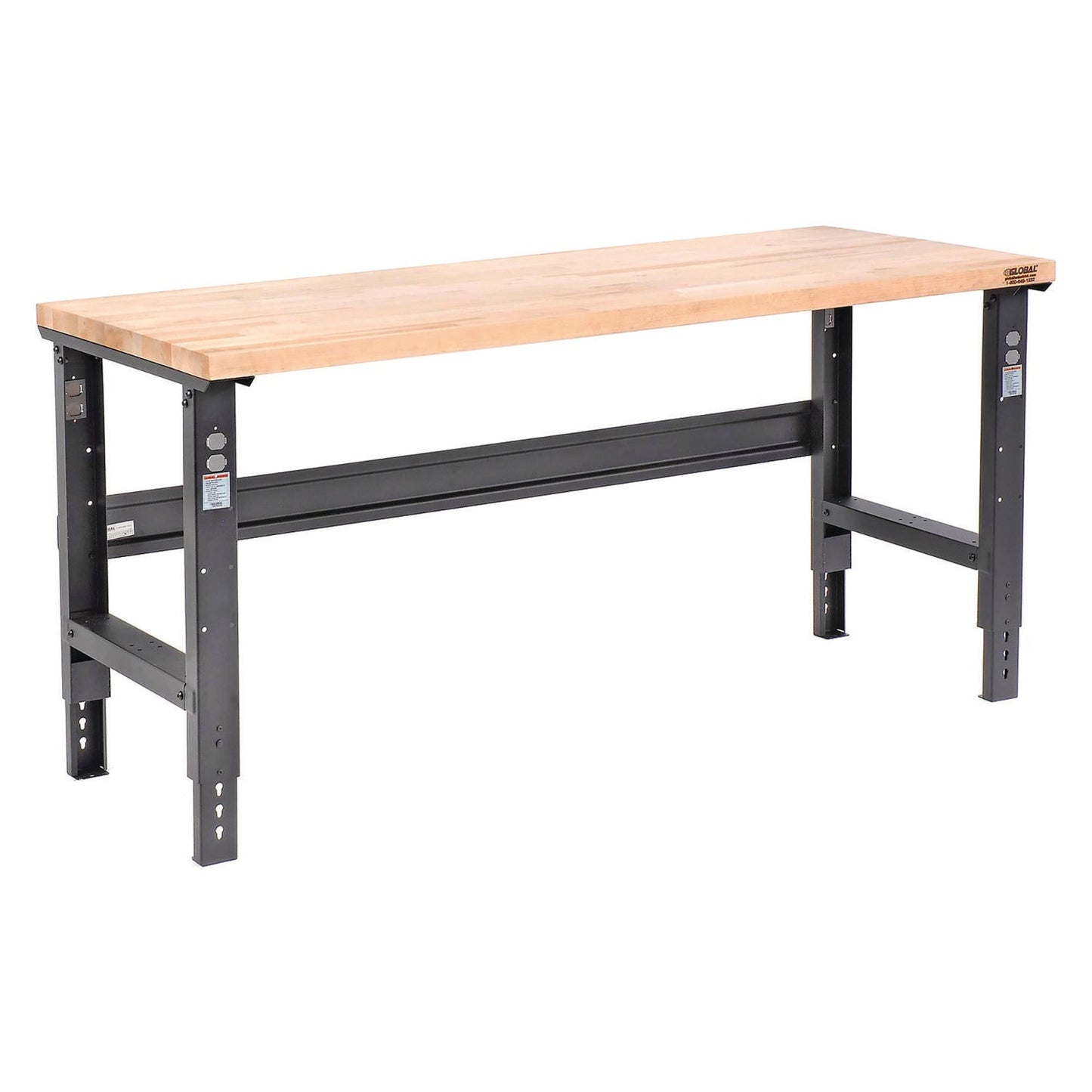 global-industrial-standard-duty-butcher-block-top-adjustable-height-workbench-2-000-lbs-72-x-36-x-30-88-to-36-88-maple-black-gbe183169bk_4