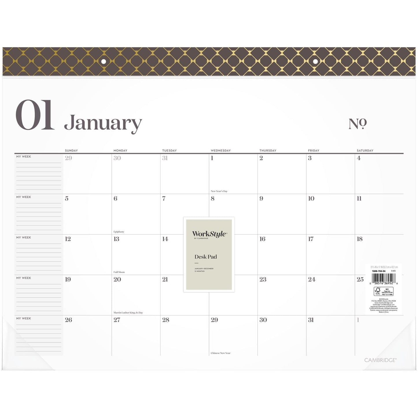 cambridge-workstyle-monthly-desk-pad-calendar-21-75-x-17-white-sheets-brown-gold-headband-clear-corners-12-month-jan-dec-2025-aag160670404_4
