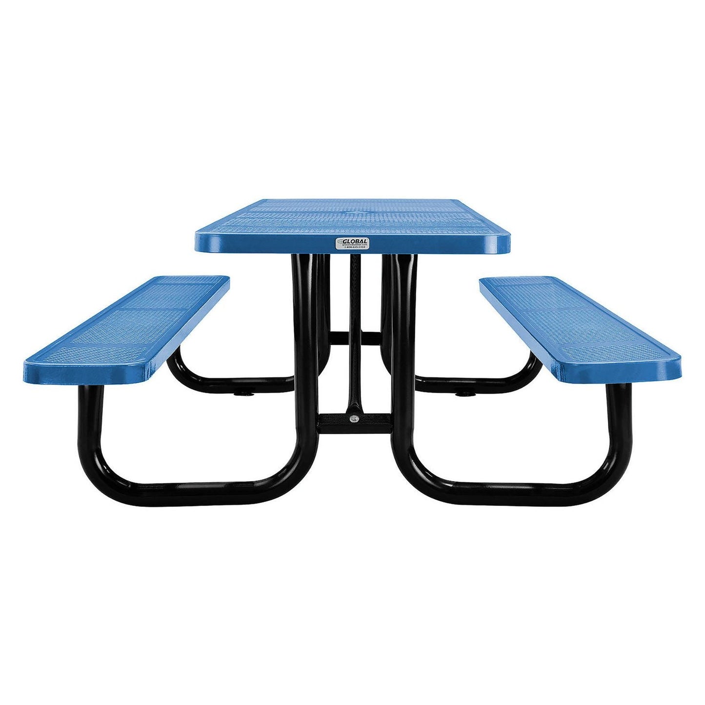 global-industrial-perforated-steel-picnic-table-rectangular-72-x-62-x-29-5-blue-top-blue-base-legs-gbe694555bl_4
