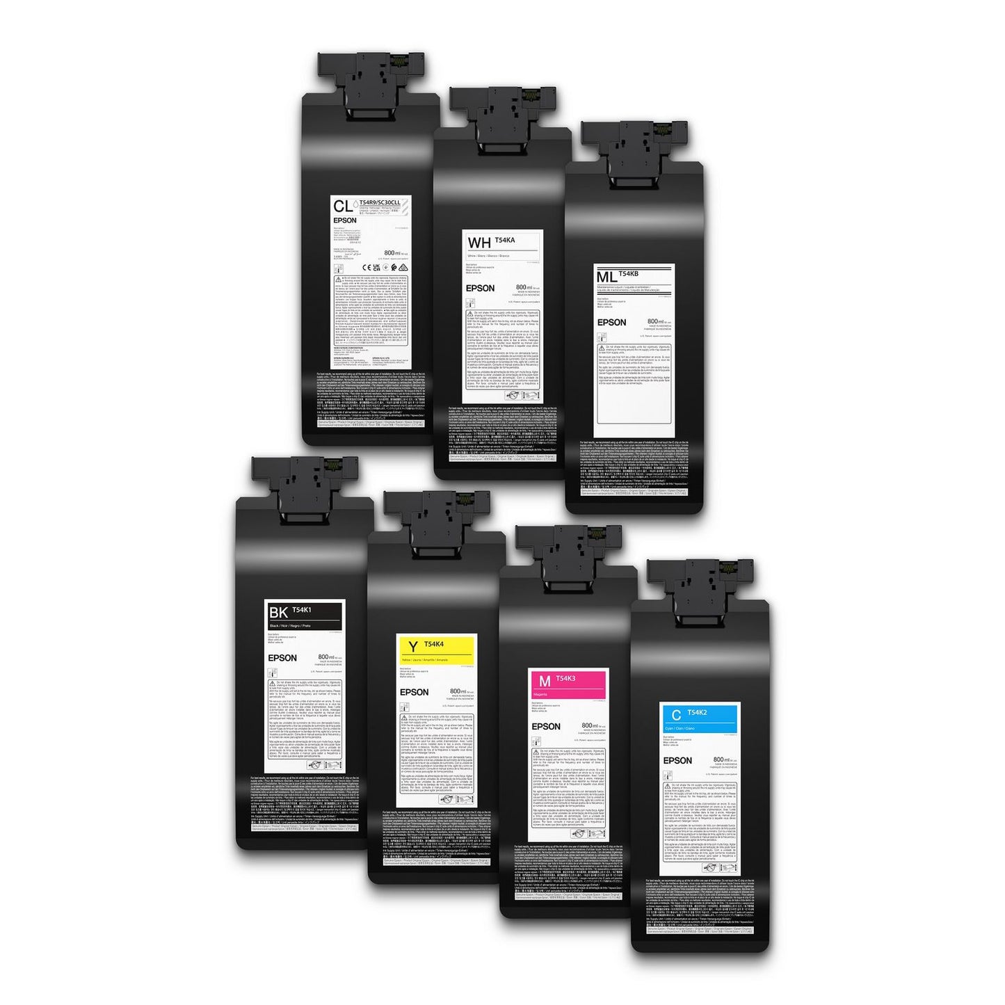 Epson® T54K220 (T54K) UltraChrome DG2 Ink, 800 mL, Cyan (EPST54K220)