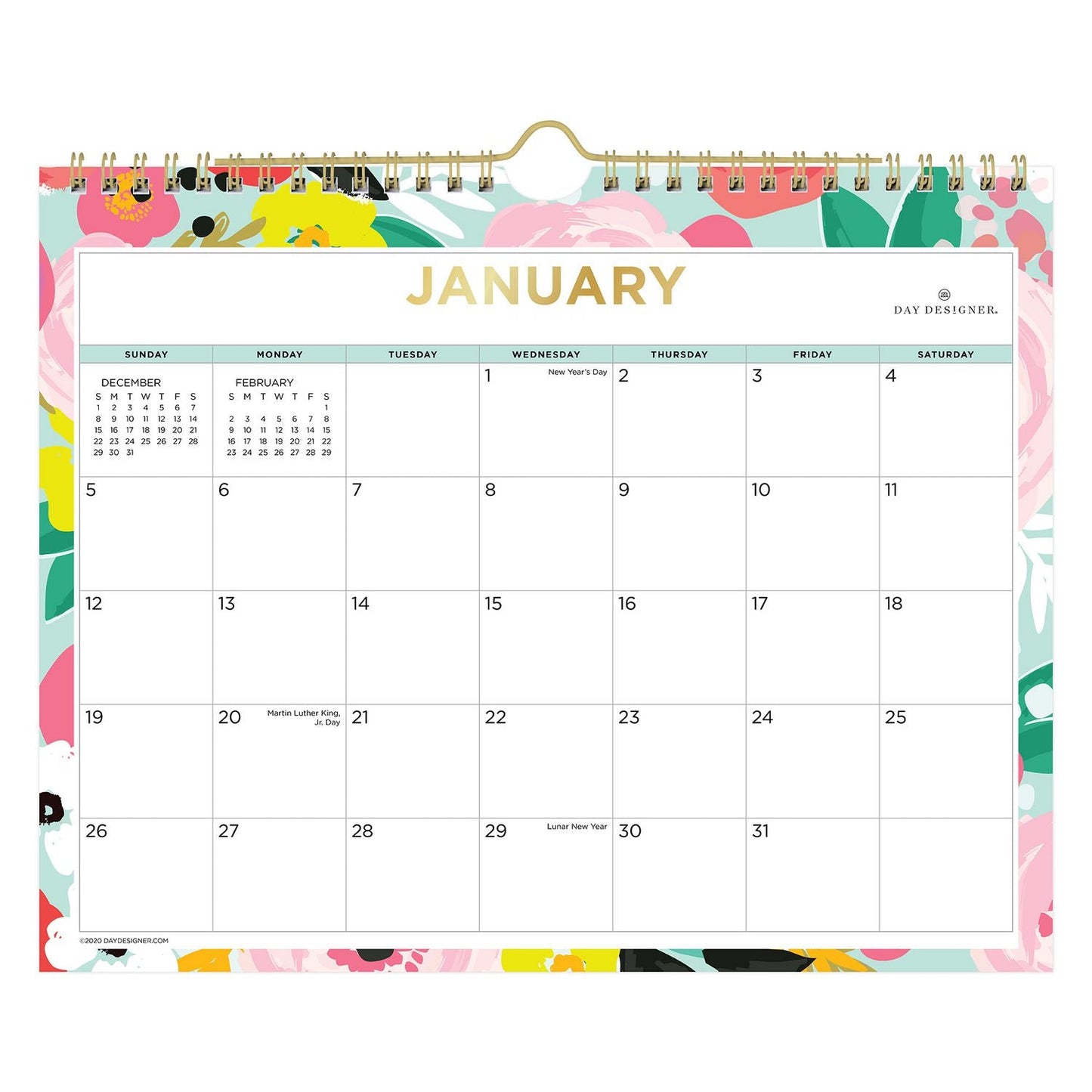 blue-sky-day-designer-secret-garden-mint-monthly-wall-calendar-floral-artwork-11-x-8-75-multicolor-sheets-12-month-jan-dec-2025-bls148632_1