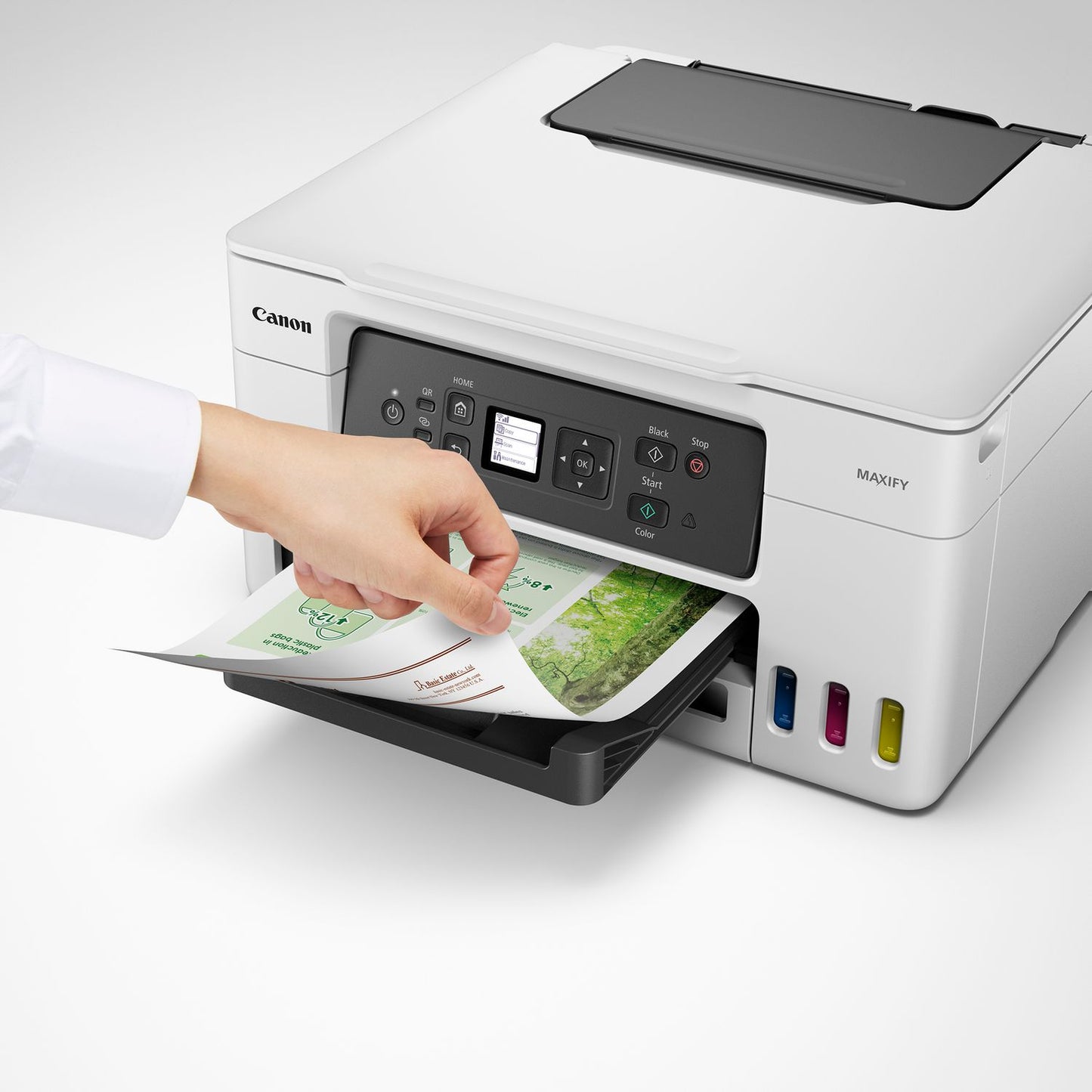 Canon® MAXIFY GX3020 All-In-One Inkjet Printer, Copy/Print/Scan (CNM5777C002)