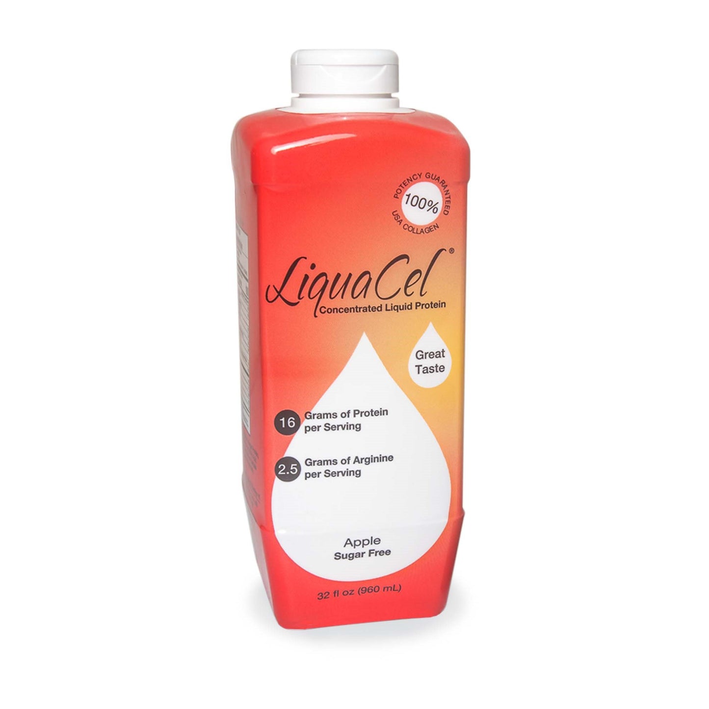 LiquaCel® Oral Supplement Apple Flavor Liquid 32 oz. Bottle (1205552_CS)
