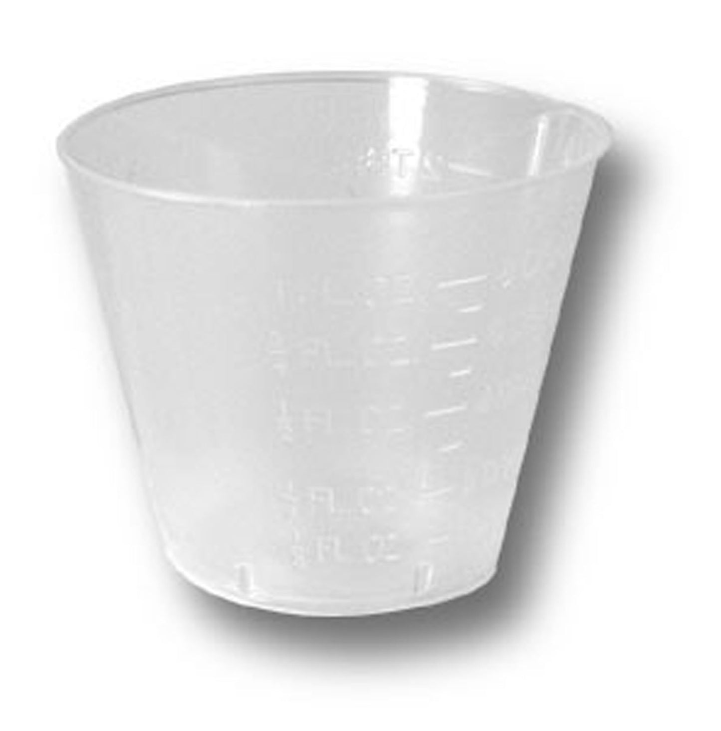 Economy Medicine Cup 1 oz. Clear Plastic Disposable NonSterile (901794_CS)