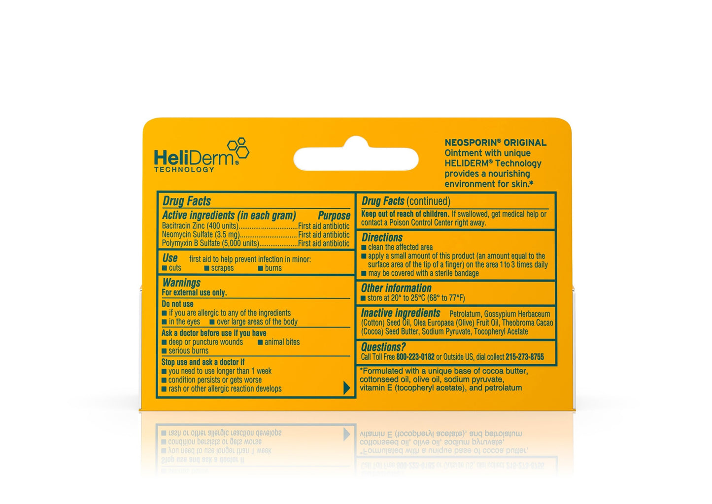 Neosporin® First Aid Antibiotic Bacitracin / Neomycin / Polymyxin B Ointment 0.5 oz. Tube (386810_TU)