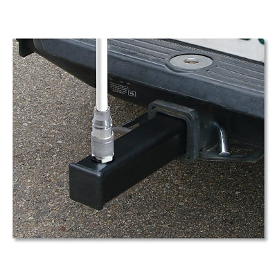 Checkers Warning Whip 2 in Hitch Mount, Lighted, Female QD Base/Debris Cap/24 in Power Cord w/7-Way Plug (916-FS7015PC-QD)