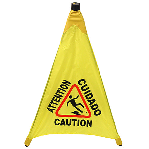 Impact® Pop Up Safety Cone w/ Mountable Holder, 31 Inch, Yellow, 24/Case (IMP9182)
