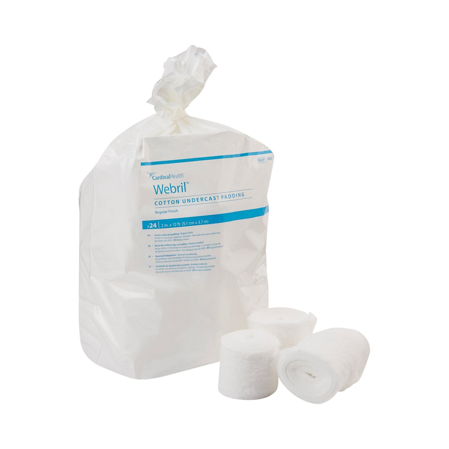 Webril™ Cast Padding Undercast 2 Inch X 4 Yard Cotton NonSterile (130115_EA)