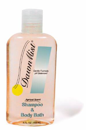 DawnMist® Shampoo and Body Wash 4 oz. Flip Top Bottle Apricot Scent (366039_EA)