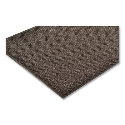 Notrax Low-Profile Light-Weight Chevron Entrance Mat, 105, 5/16 in x 3 ft W x 10 ft L, Needle-Punched Yarn, Vinyl Backing, Charcoal (921-105S0310CH)