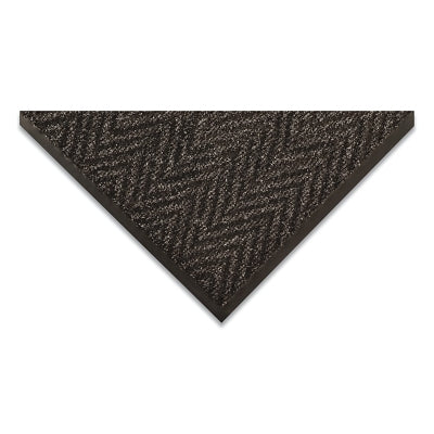 Notrax Arrow Trax® Low-Profile Scraper Entrance Mat, 118, 3/8 in x 3 ft W x 5 ft L, Needle-Punched Yarn, Vinyl Backing, Charcoal (921-118S0035CH)