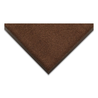 Notrax Sabre™ Moisture and Dirt Retention Entrance Mat, 130, 3/8 in x 3 ft W x 10 ft L, 19 oz Decalon®, Vinyl Backing, Brown (921-130S0310BR)