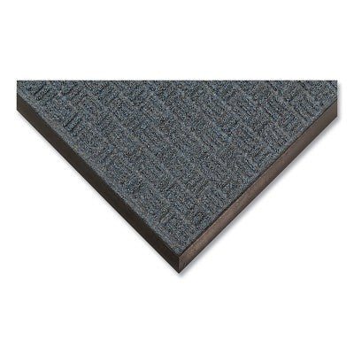 Notrax Portrait™ Debris and Moisture Catch Entrance Mat, 167, 3/8 in x 3 ft W x 4 ft L, Tufted Loop-Pile Yarn, Rubber, Slate Blue (921-167S0034BU)