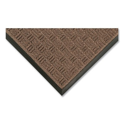 Notrax Portrait™ Debris and Moisture Catch Entrance Mat, 167, 3/8 in x 3 ft W x 5 ft L, Tufted Loop-Pile Yarn, Rubber, Brown (921-167S0035BR)