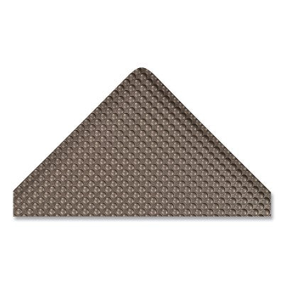 Notrax Bubble Trax® Anti-Fatigue Mat, 482, 1/2 in x 3 ft W x 5 ft L, Vinyl/PVC with RedStop™ Non-Slip Backing, Black (921-482S0035BL)