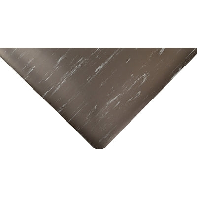 Notrax Marble-Tuff™ Anti-Fatigue Mat, 511, 1/2 in x 3 ft W x 5 ft L, Vinyl Top/PVC Foam Base, Black (921-511S0035BL)
